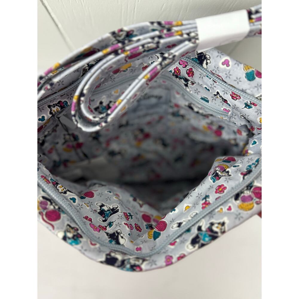 Vera Bradley Disney Triple Zip Hipster Playful Figaro Crossbody Bag, NWT - Picture 7 of 9